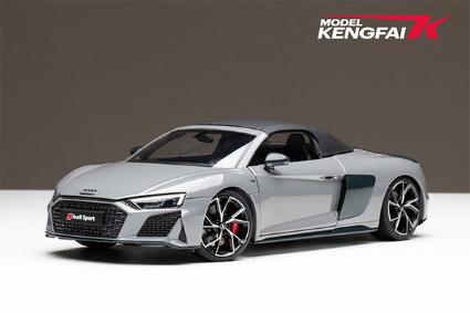 TK-KF035-2 KENGFAI 1/18 Audi 2021 R8 Spyder Gray