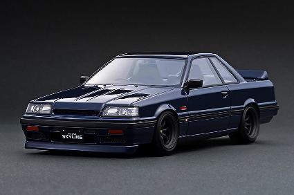 IG3509 IGモデル 1/18 Nissan Skyline GTS-R (R31) Blue Black