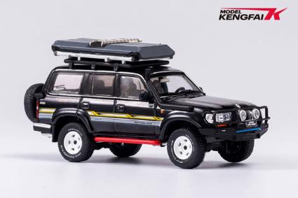 TK-KF031-5 KENGFai 1/64 Land Cruiser Pearl Black roof rack