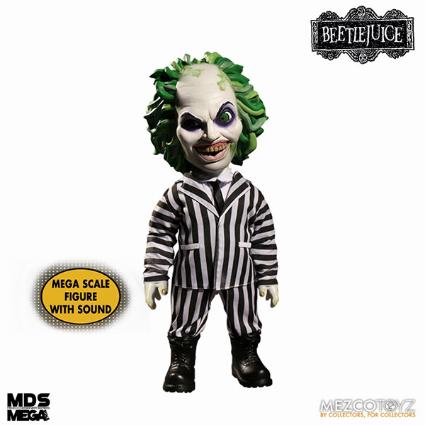 メズコトイズ:【再生産】デザイナーシリーズ/ BEETLEJUICE: ビートルジュース 15インチメガスケール フィギュア with サウンド