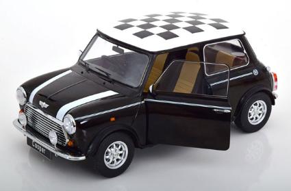 KKDC120055R KKscale 1/12 Mini Cooper Chequered Flag ブラック/ホワイト 右ハンドル