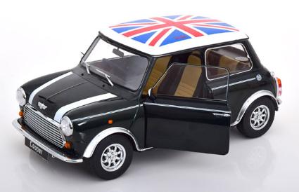 KKDC120056R KKscale 1/12 Mini Cooper Union Jack ダークグリーンメタリック/ホワイト 右ハンドル