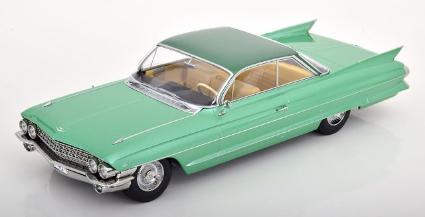 KKDC181253 KKscale 1/18 キャデラック シリーズ 62 クーペ DeVille 1961 ライトグリーンメタリック/グリーンメタリック