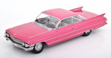 KKDC181254 KKscale 1/18 キャデラック シリーズ 62 クーペ DeVille 1961 ピンクメタリック