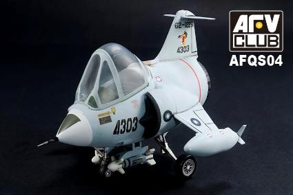 AFQS04 デフォルメ飛行機 F-104G 中華民国空軍 2機入