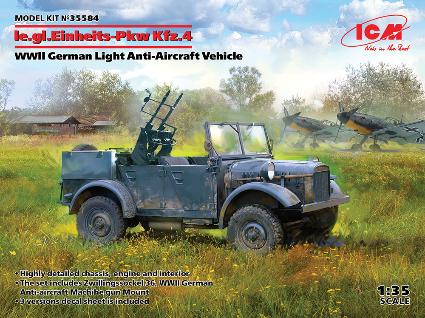 35584 IMC ドイツ le.gl.Einheitz-Pkw Kfz.4 軽四輪駆動対空車両