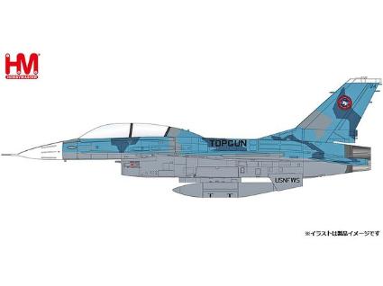 HA38017 Hobby Master 1/72 F-16B 'TOPGUN アメリカ海軍飛行隊 創設90周年記念塗装'