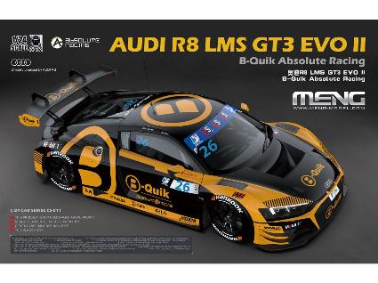 MENCS-011 モンモデル 1/24 アウディ R8 LMS GT3 EVO II B-Quik アブソリュートレーシング