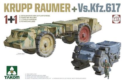 TKO5007 タコム 1/72 クルップ・ロイマー + Vs.Kfz.617