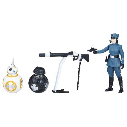 スター・ウォーズ ベーシックフィギュア 3パック BB-8 BB-9E ローズ(ファースト・オーダーver.)