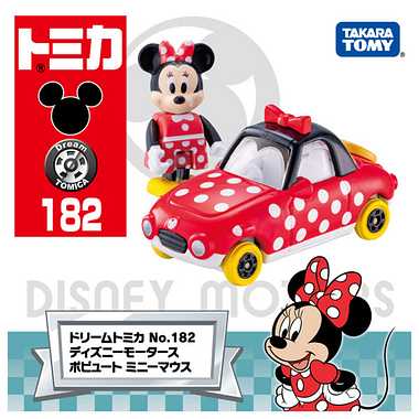 ドリームトミカ No.182 ディズニーモータース ポピュート ミニーマウス