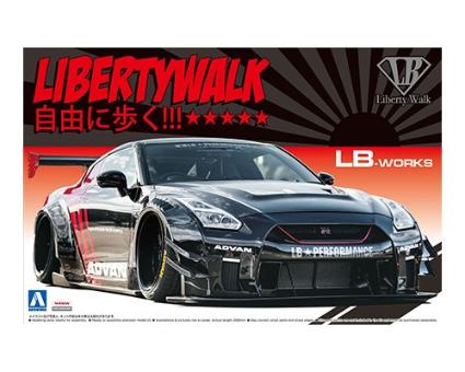 リバティーウォークNo.13 1/24 LBワークス R35 GT-R type-2 Ver.2