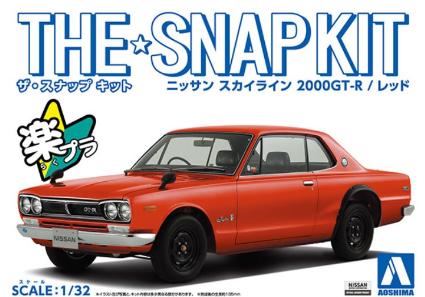 ザ・スナップキット 09-C ニッサン スカイライン 2000GT-R (レッド)