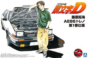 1/24 頭文字D No.5 藤原拓海 AE86トレノ 第1巻仕様