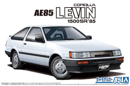 ザ・モデルカーNo.85 1/24 トヨタ AE85カローラレビン 1500SR'84