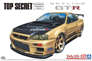 ザ・チューンドカーNo.15 1/24 トップシークレット BNR34 スカイラインGT-R '02(ニッサン)