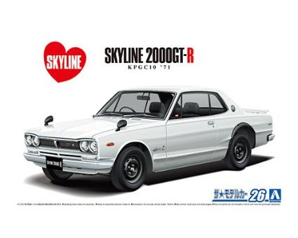 ザ・モデルカーNo.26 1/24 ニッサン KPGC10 スカイラインHT2000GT-R'71