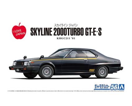 ザ・モデルカーNo.56 1/24 ニッサン KHGC211 スカイラインHT2000ターボGT-E'81