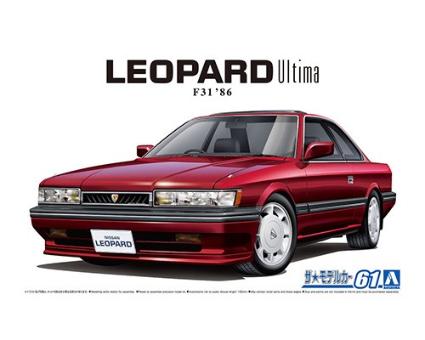 ザ・モデルカーNo.61 1/24 ニッサンUF31レパード3.0アルティマ'86