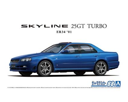 ザ☆モデルカー No.88 1/24 ニッサン ER34 スカイライン 25GT TURBO '01