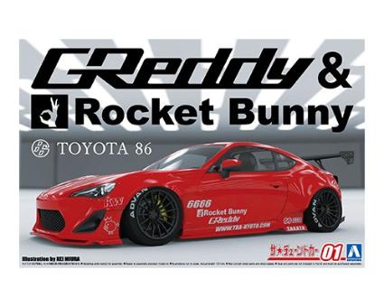 ザ・チューンドカーNo.1 1/24 ZN6 TOYOTA 86 '12 GREDDY&ROCKET BUNNY ENKEI Ver.