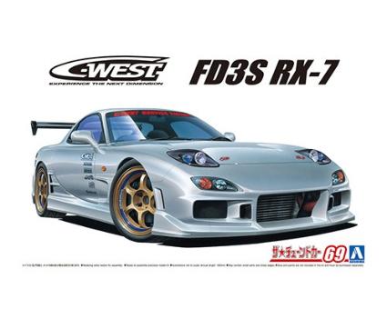 063026 ザ・チューンドカー No.69 1/24 C-WEST FD3S RX-7 `99 (マツダ)