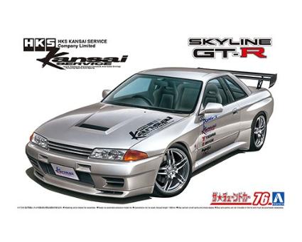 ザ☆チューンドカー 76 1/24 HKS 関西 BNR32 スカイラインGT-R '90 ( ニッサン)