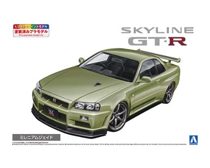 No.03-C 1/24 プリペイントモデル ニッサン BNR34 スカイライン GT-R V・spec Ⅱ Nur '00 ミレニアムジェイド