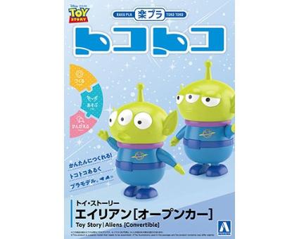 楽プラ トコトコ No.DP-06 トイ・ストーリー エイリアンセット オープンカー