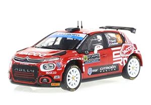 RAM843 IXO 1/43 シトロエン C3 Rally2 2022年モンテカルロ #23 Y.Rossel /B.Boulloud