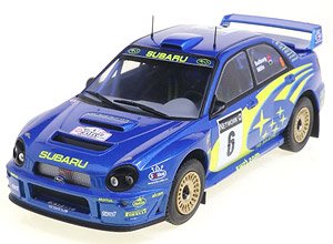 24RAL026B IXO 1/24 スバル インプレッサ S7 WRC 2001年グレートブリテンラリー #6 P.Solberg/P.Mills