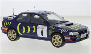 24RAL028B IXO 1/24 スバル インプレッサ 1995年ツール・ド・コルス #4 C. McRae / D.Ringer