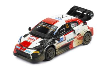 RAM860 IXO 1/43 トヨタ GR ヤリス RALLY1 2022年エストニアラリー #33 E.Evans/S.Martin