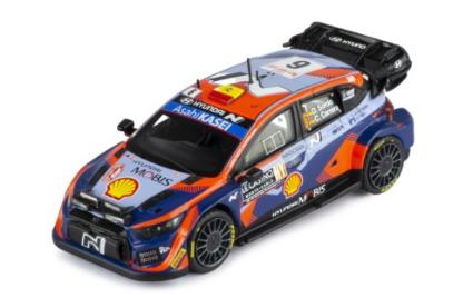 RAM883 IXO 1/43 ヒョンデ i20 N Rally1 2023年モンテカルロラリー #6 D.Sordo/C.Carrera