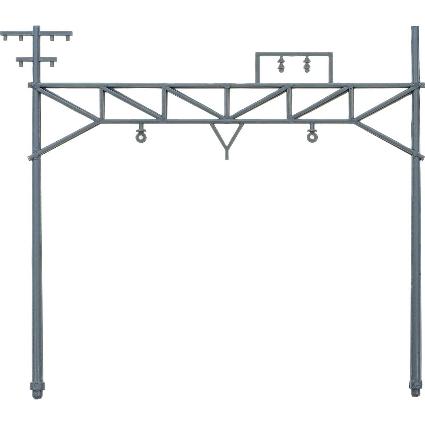 2556 複線架線柱(ダークグレー)(8本入り)