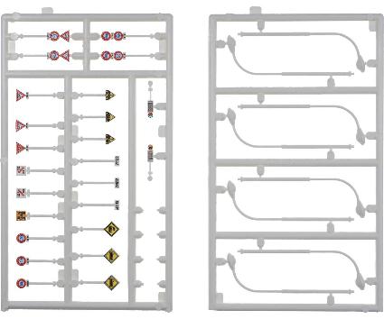 2572 道路標識セット(踏切編Ⅰ)