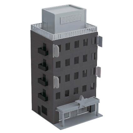 2609 着色済み ビジネスビル(ブラックグレー) 基本5階建