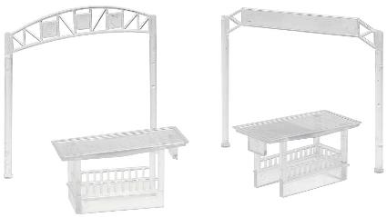 2633 アーケード・地下入り口セット(クリア)