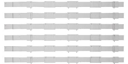 2635 ホームドア(クリア・20m級4ドア車用)6本組