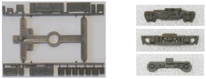 8515 動力台車枠・床下機器セット A-30 (TS807/D-16/パイオニア+JM)[灰色]
