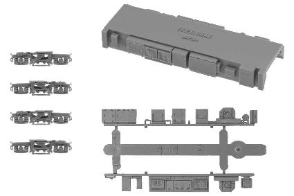 8525 動力台車枠・床下機器セット C-02 (THタイプ(グレー)+4114BM/Tpu Mカバー)