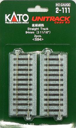 2-193 (HO) 直線線路  149mm  (2本入)