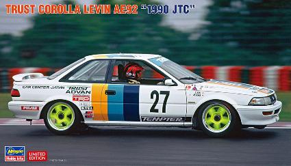 20564 1/24 トラスト カローラ レビン AE92 '1990 JTC'