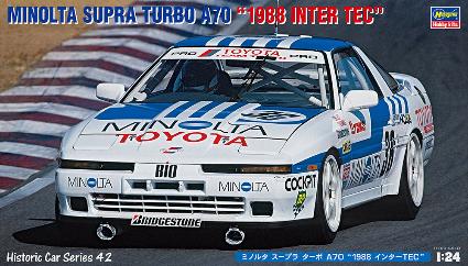 HC42 1/24 ミノルタ スープラ ターボA70'1988 インターTEC'