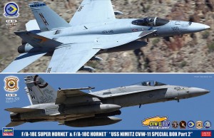 SP367 1/72 F/A-18Eスーパーホーネット&F/A-18Cホーネット「USSニミッツCVW-11スペシャルパックPart2」