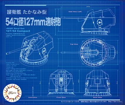 装備品-7 護衛艦たかなみ型54口径127mm速射砲