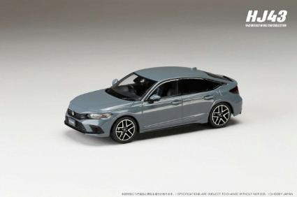 HJ432003GM 1/43 Honda CIVIC (FL1) LX Sonic Gray Pearl