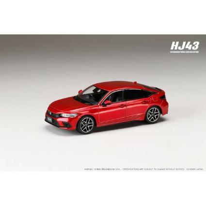 HJ432003R 1/43 Honda CIVIC (FL1) LX Premium Crystal Red Metallic