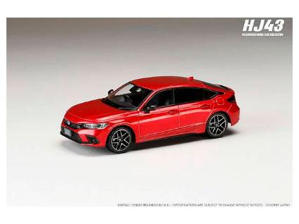 HJ433003R 1/43 Honda CIVIC (FL4) e:HEV Premium Crystal Red Metallic