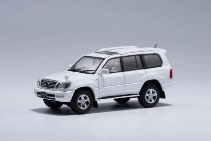 KS025-190 GCD 1/64 Toyota Land Cruiser Cygnus - (RHD) White